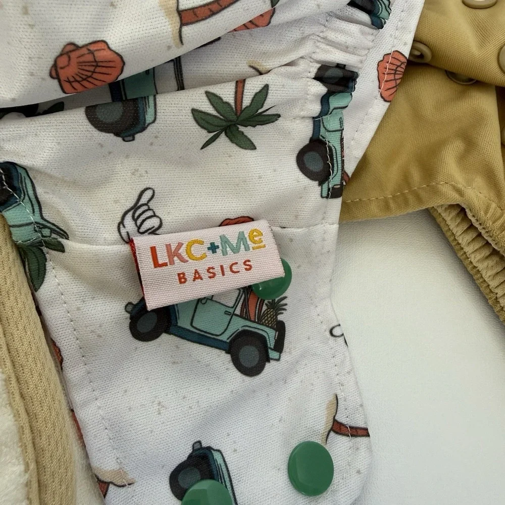 Lot of 4 Lighthouse Kids Co Supreme Pocket Cloth Diapers Washed Never Used